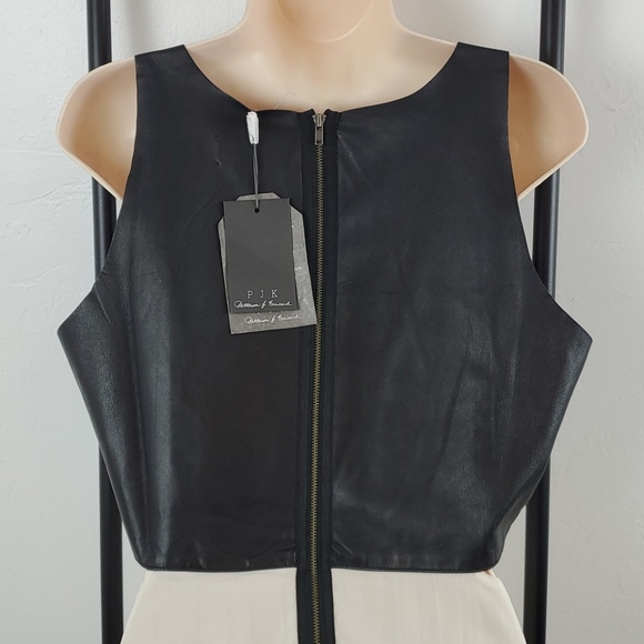 Patterson J. Kincaid PJK droplet peplum tank top - Picture 4 of 9